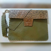 کیف یک طرفه چرم طبیعی دستدوز کد ۱۰۷