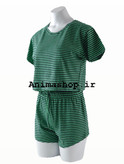 ست کراپ شورتک راه راه h&m