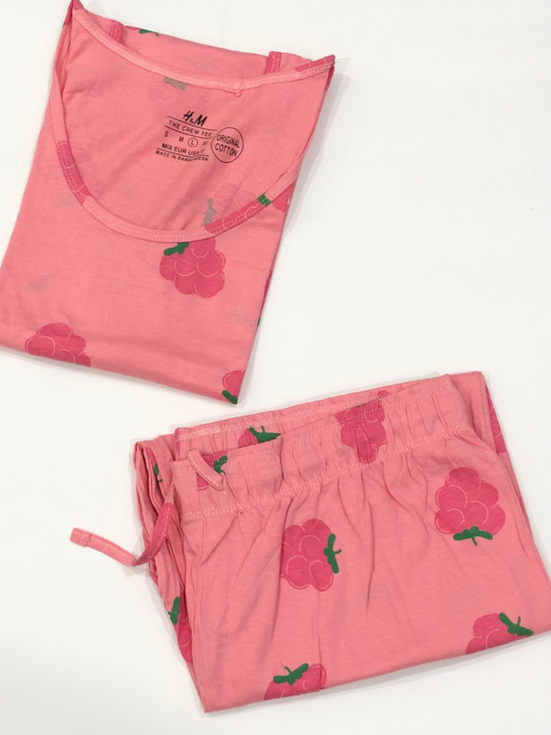ست تاپ و شلوارک نخ پنبه H&M