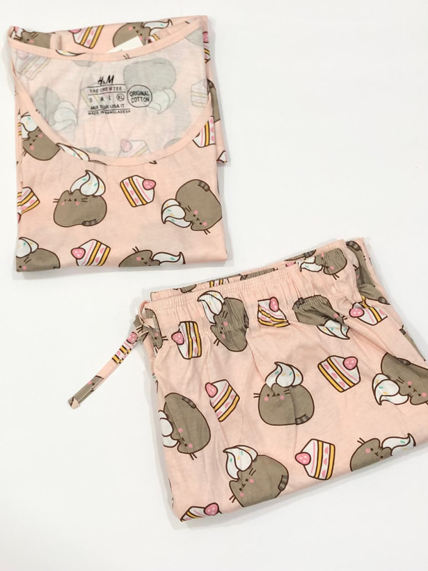 ست تاپ و شلوارک نخ پنبه H&M