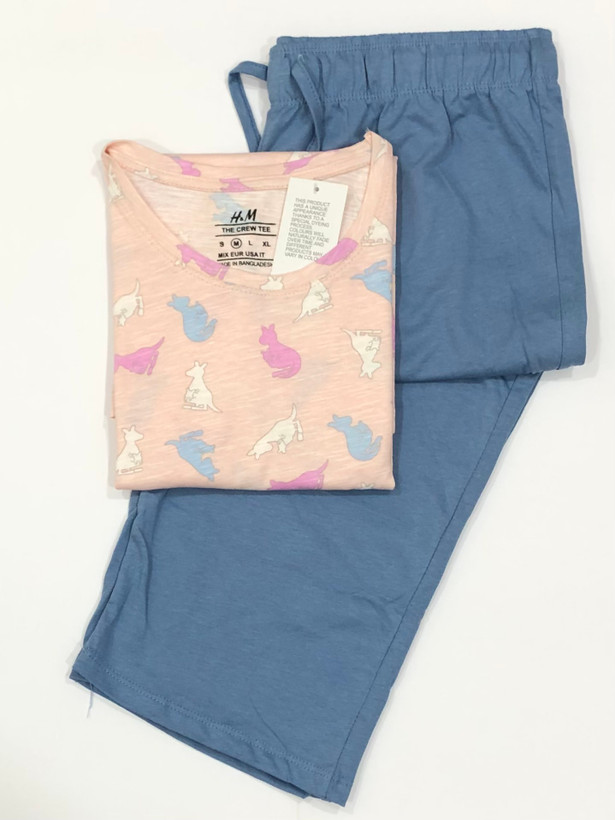 ست تیشرت و شلوارک نخ پنبه H&M