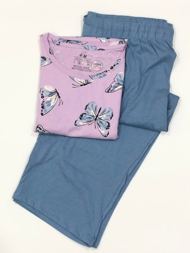 ست تیشرت و شلوارک نخ پنبه H&M
