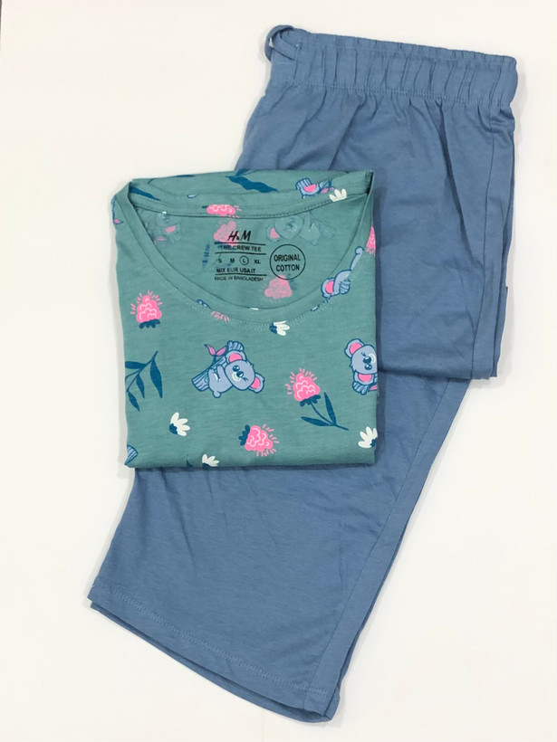 ست تیشرت و شلوارک نخ پنبه H&M